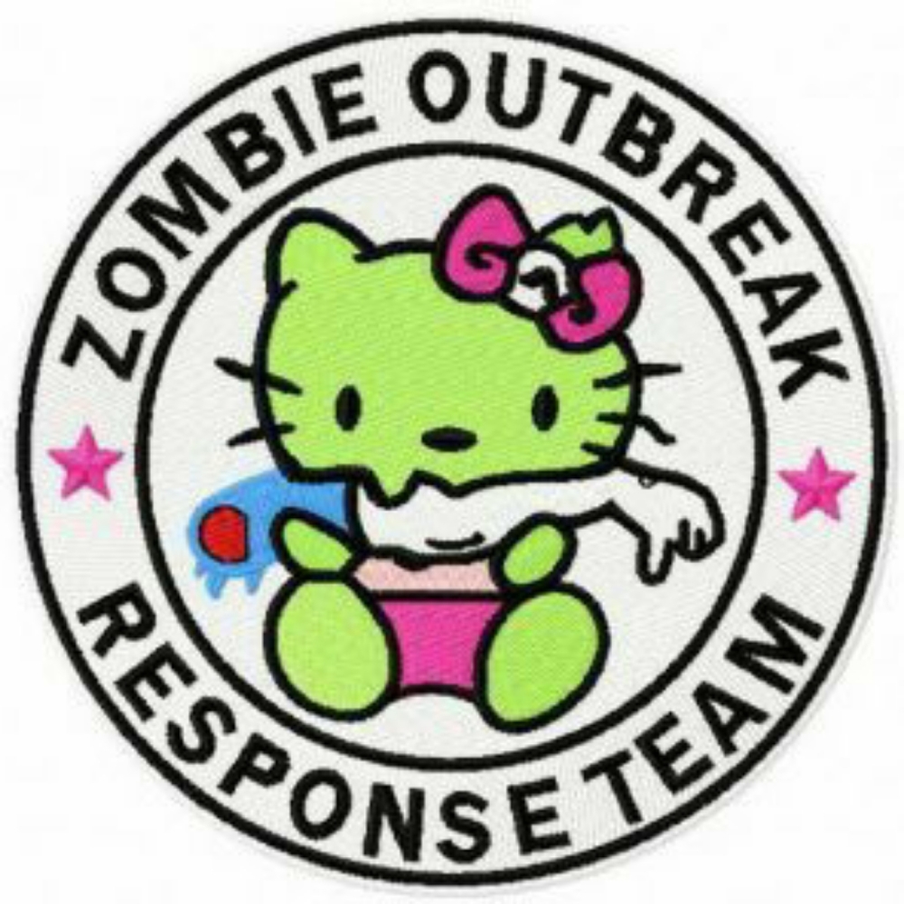 3 for $15 Zombie Kitty Pendant Keychain